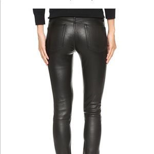 Dl1961 black leather jeans